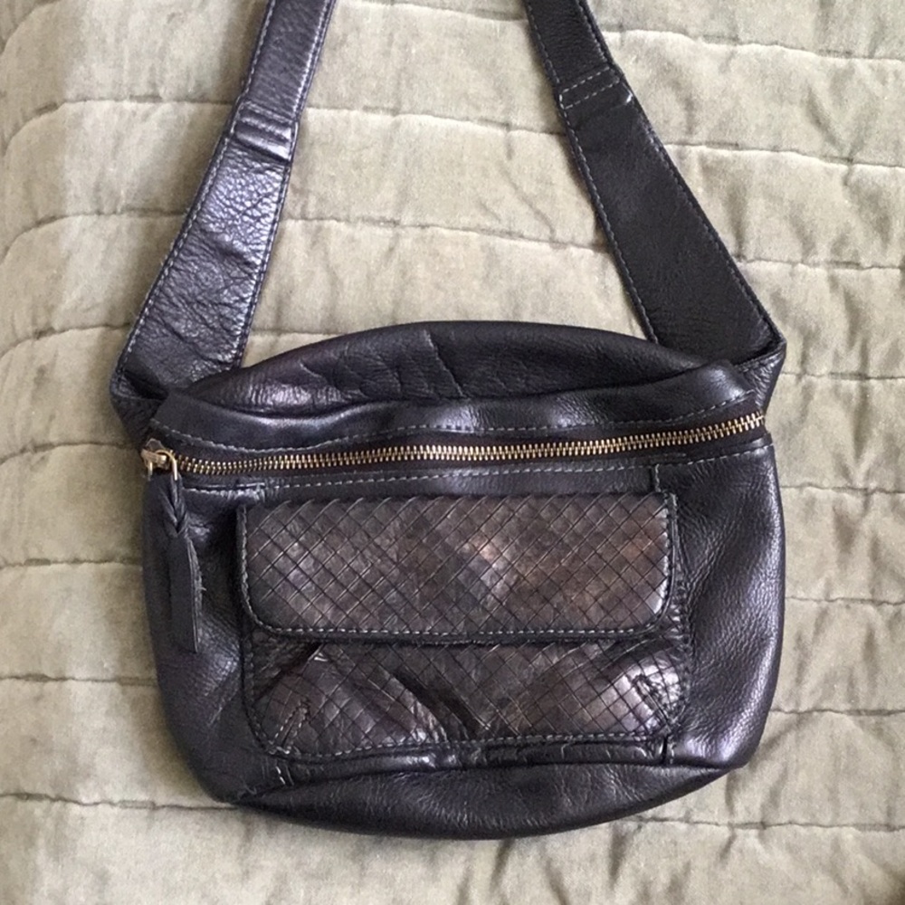 Free People leather sling bag